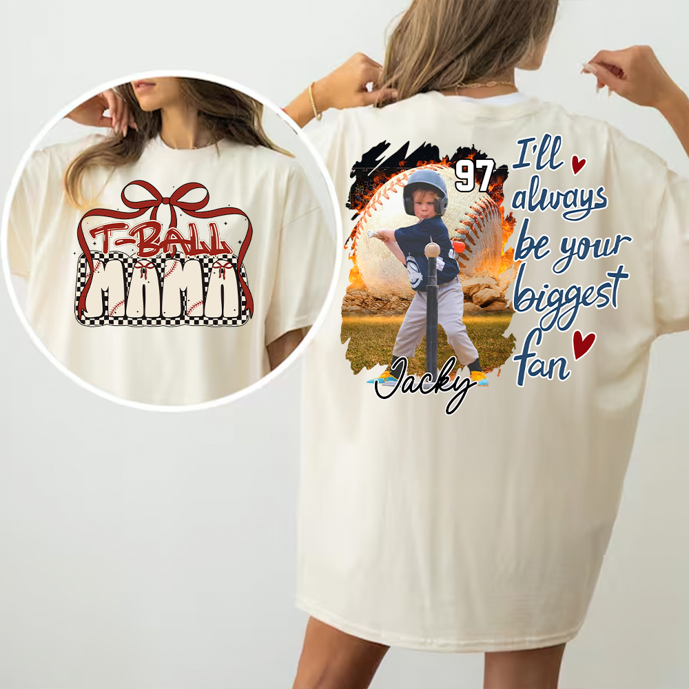 T-Ball Mom Shirt, Personalized T-Ball Shirt, Gift For T-Ball Lover A2110 Tu20