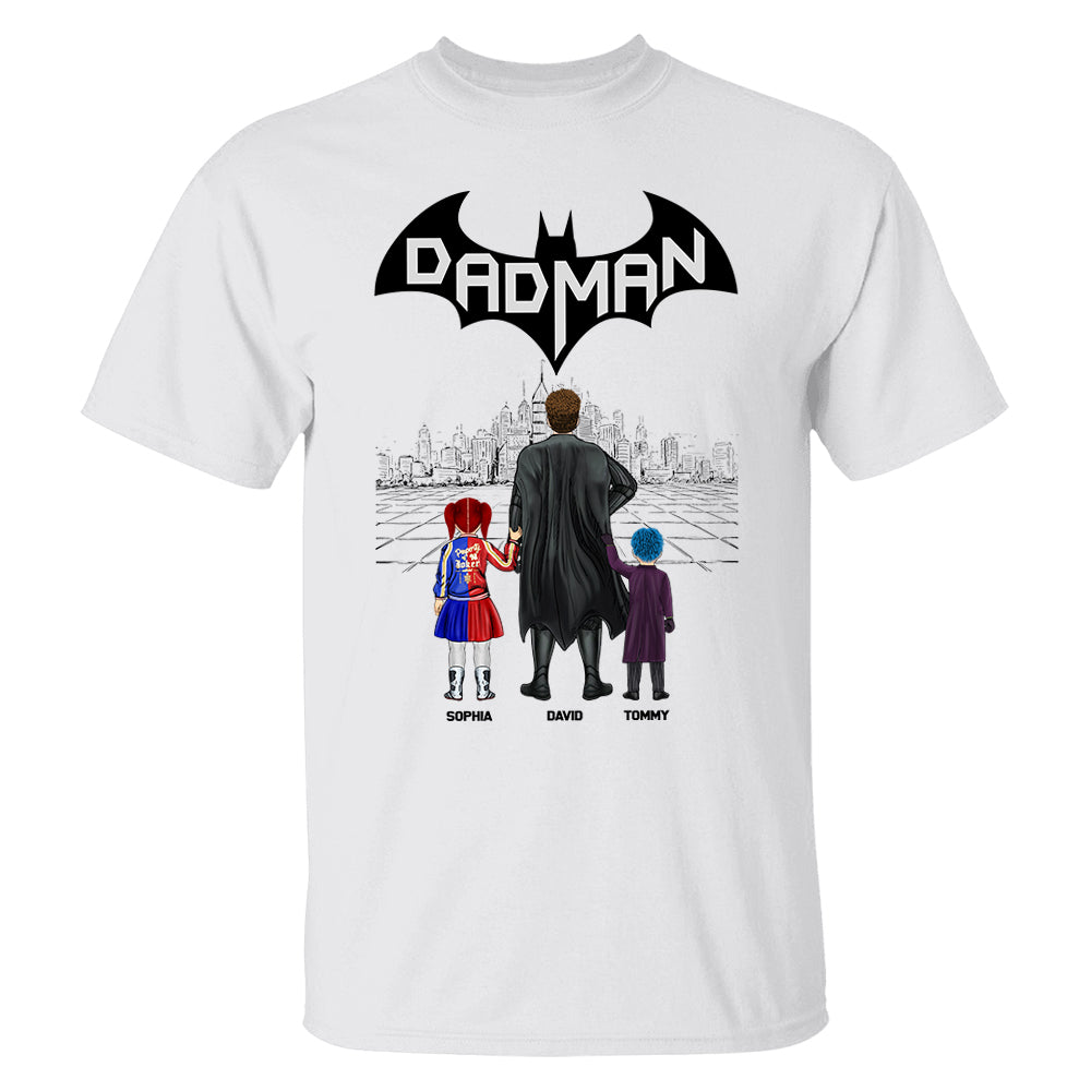 My Superhero Dadman, Gift For Father's Day, Personalized Shirt T1807 pt99