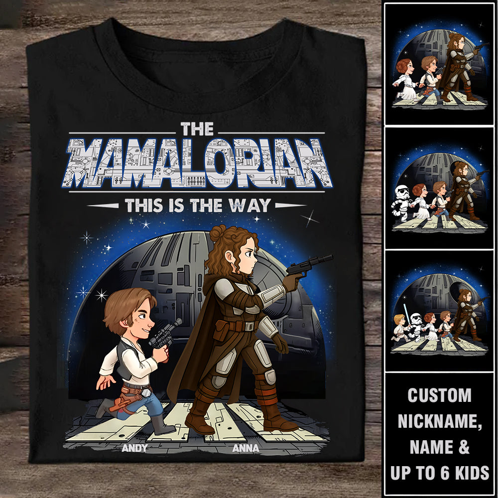 The Momalorian This Is The Way - Personalized Shirt Gift For Mom  Hv01