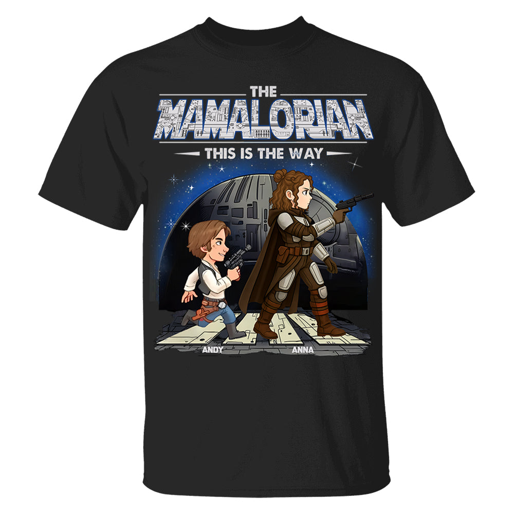The Momalorian This Is The Way - Personalized Shirt Gift For Mom  Hv01