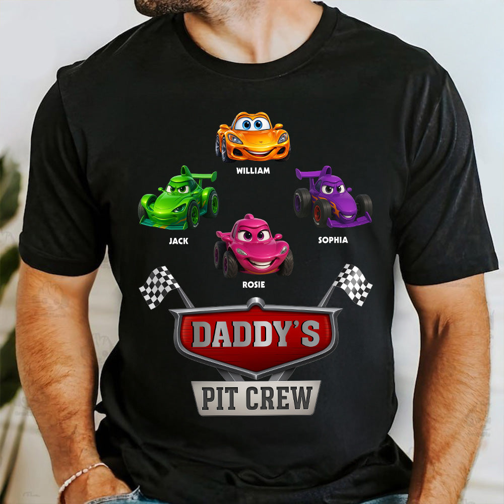 Daddy's Pit Crew - Personalized Shirt Pt99