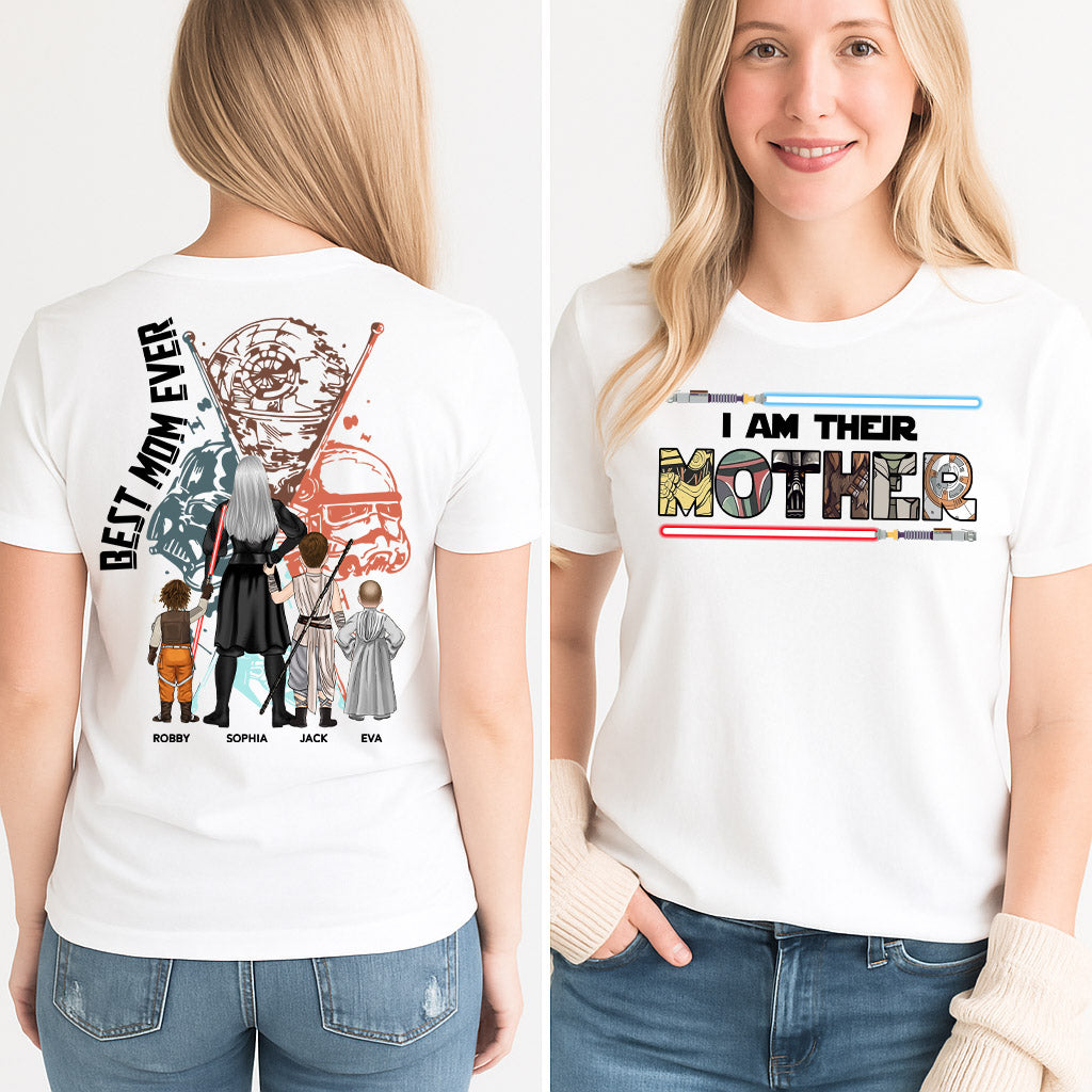 Best Mom Ever - The Momalorian Personalized Shirt Gift For Mom - Custom Mother's Day Gift 2025 Pt99