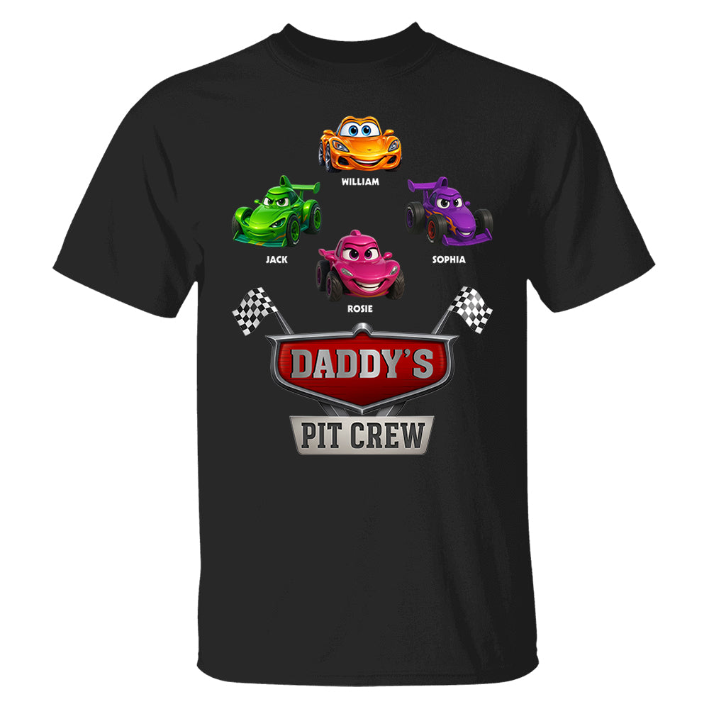 Daddy's Pit Crew - Personalized Shirt Pt99