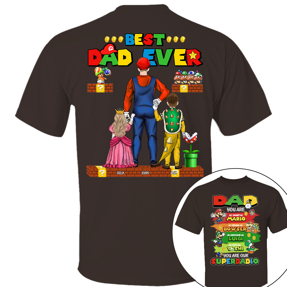 Super Daddio Best Dad Ever, Personalized Shirt, Gift For Dad, Father's Day T1807 Nh00