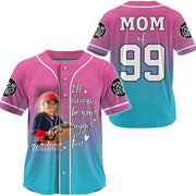 I'll Be Your Biggest Fan, Gradient Custom Baseball Jersey, Gift For Baseball Mom, Baseball Lovers A2110 Tu20