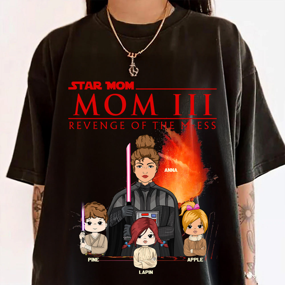 Mom³ – Revenge of the M-ess Personalized Shirt For Mom Tu20