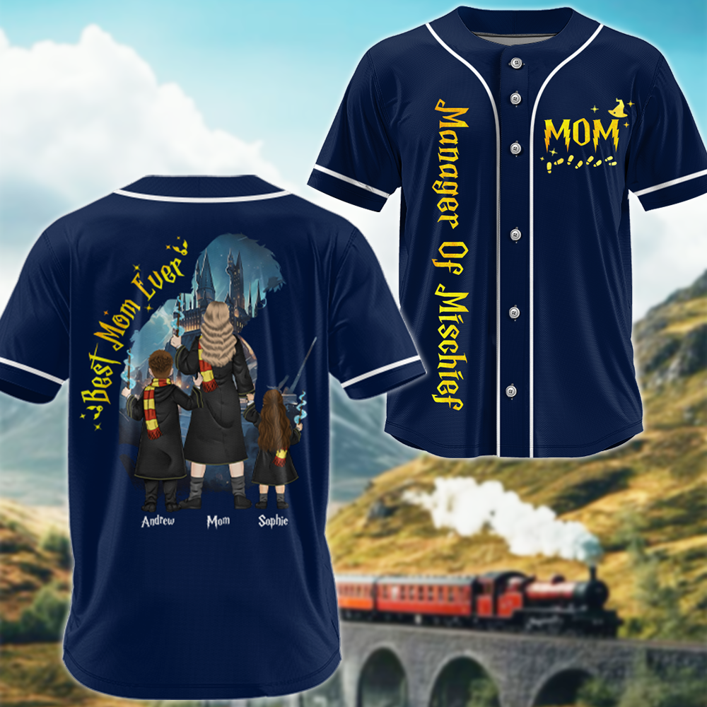 Mom Manager of Mischief, Personalized Best Mom Ever Shirt, Gift For Mom A2110 Tu20