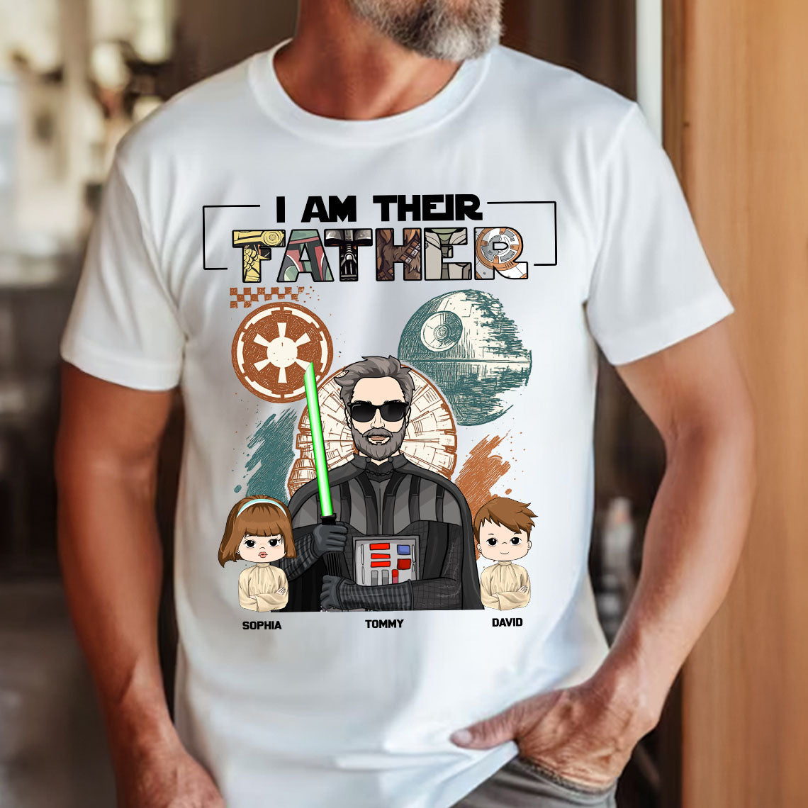 I Am Their Father Custom Shirt For Dad - Father's Day Gift 2025 Pt99