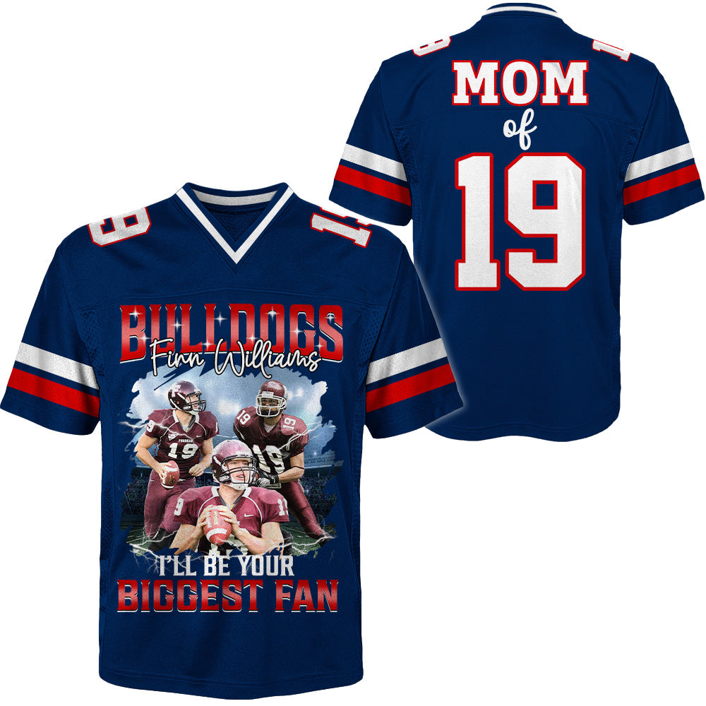 Custom Photo Football Jersey, Personalized Gift For Football Player A2110 Tu20