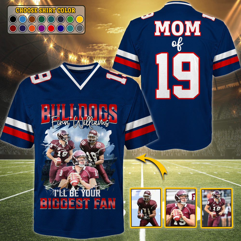 Custom Photo Football Jersey, Personalized Gift For Football Player A2110 Tu20
