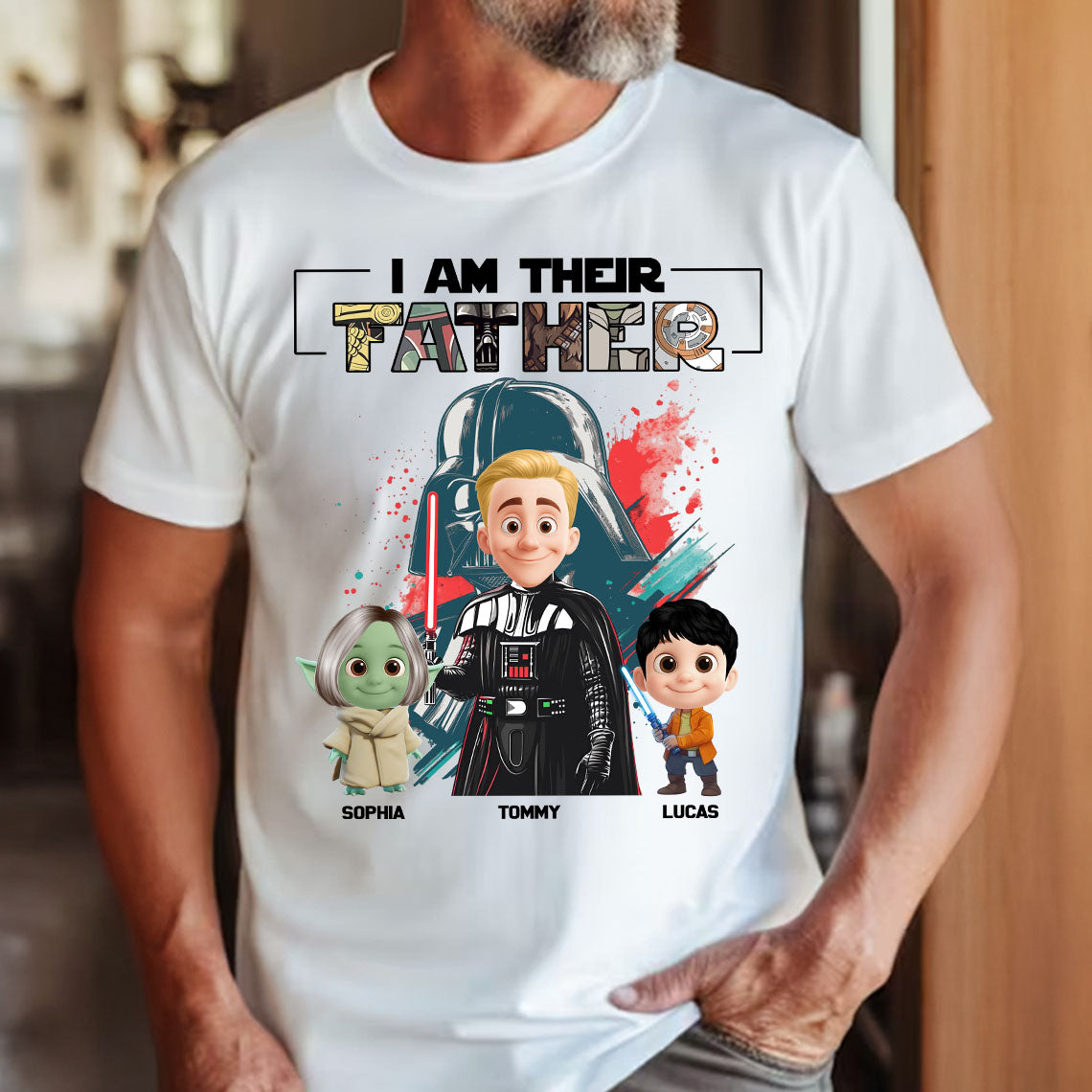 I Am Their Father Custom Shirt For Dad - Father's Day Gift Pt99