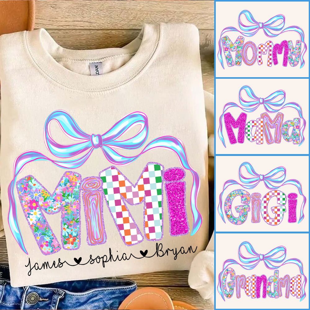 MiMi Floral, Custom Nickname & Kid Floral Shirt For Mother's Day T1807 Hv01