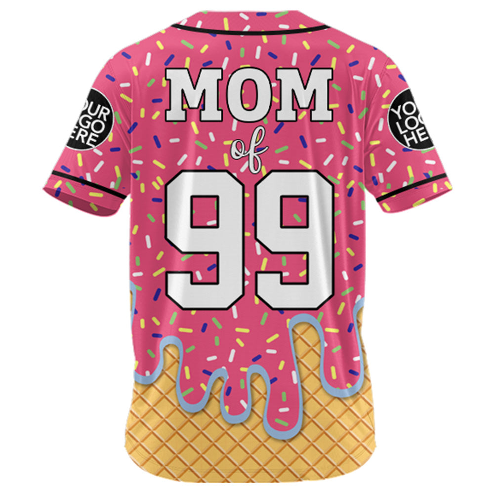 Biggest Fan Drip Baseball Jersey, Custom Photo Baseball Game Day Baseball Jersey A2110 Tu20