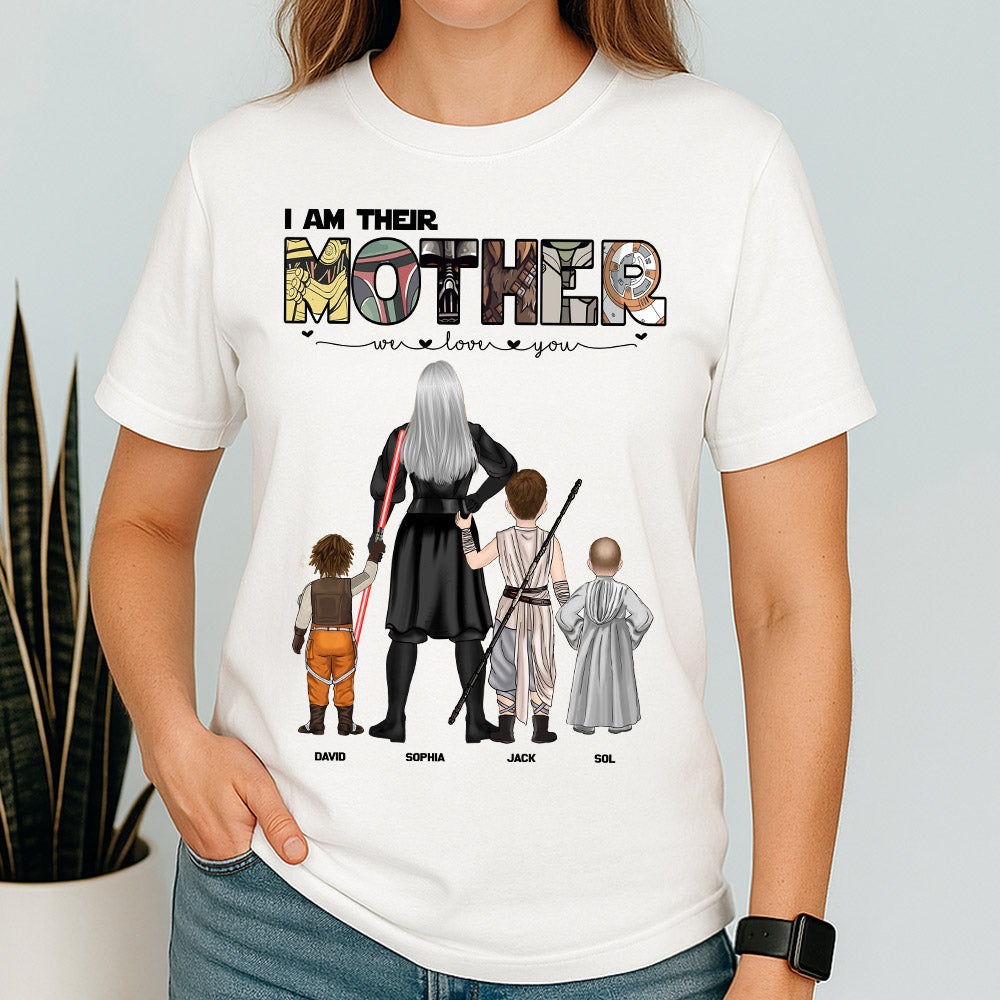 I Am Their Mother, Personalized Shirt For Mom T1807 pt99