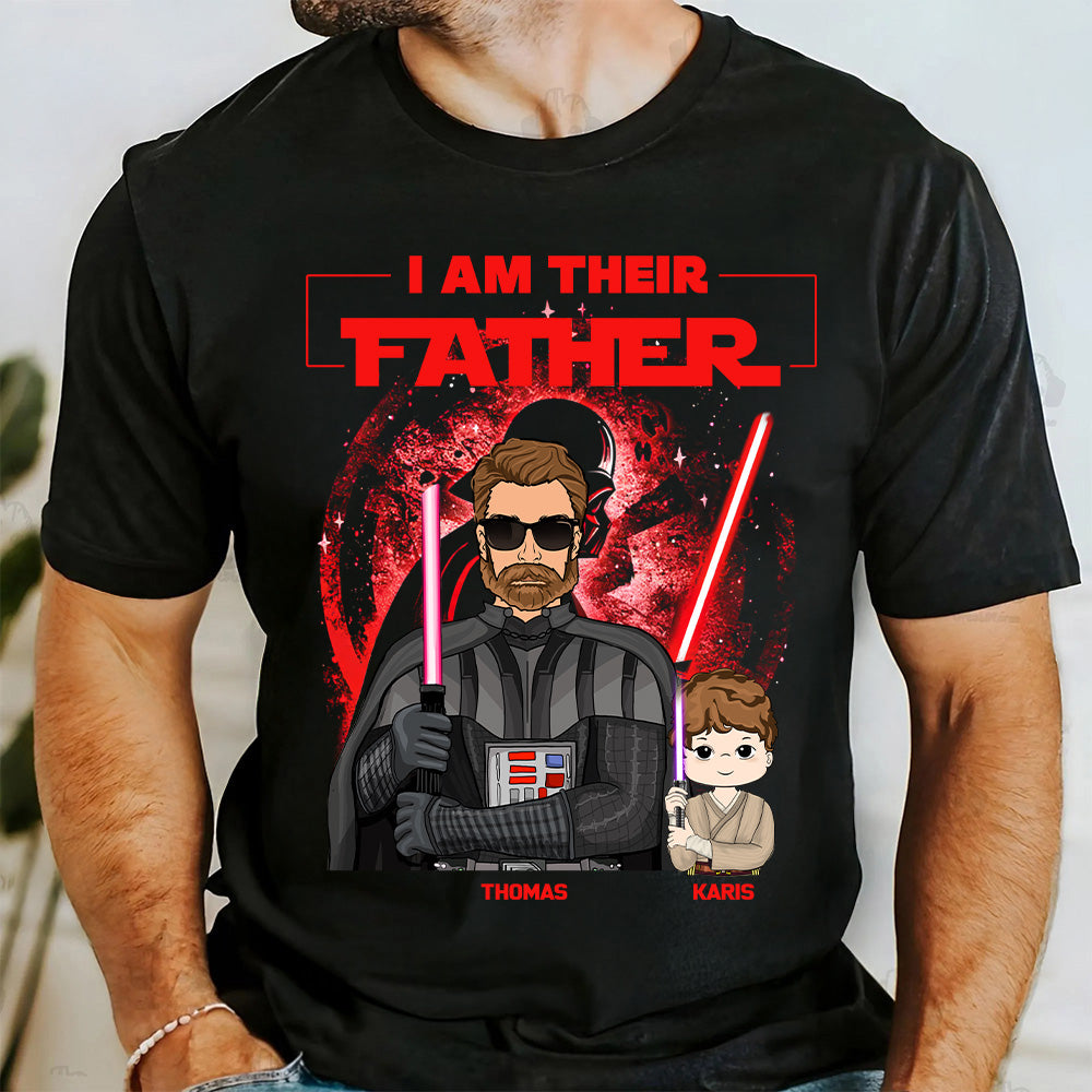 Retro I Am Their Father Custom Shirt For Dad - Father's Day Gift Tu20