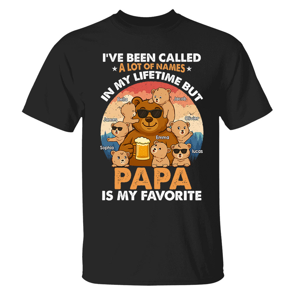 I've Been Called Shirt,  Personalized Papabear Shirt, Gift For Dad, Grandpa A2110 - NV01
