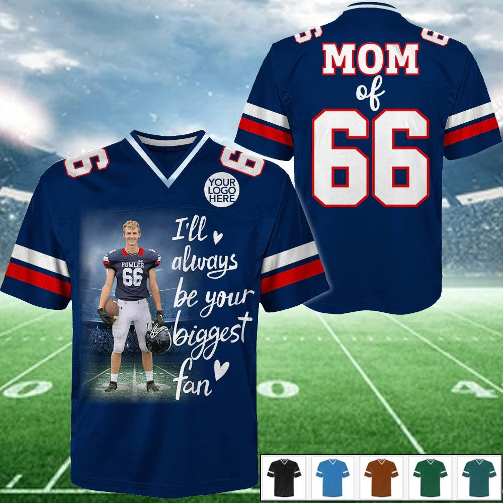 Custom Photo Football Game Day Football Jersey Gift For Football Lovers - Personalized Gift For Football Player K1702