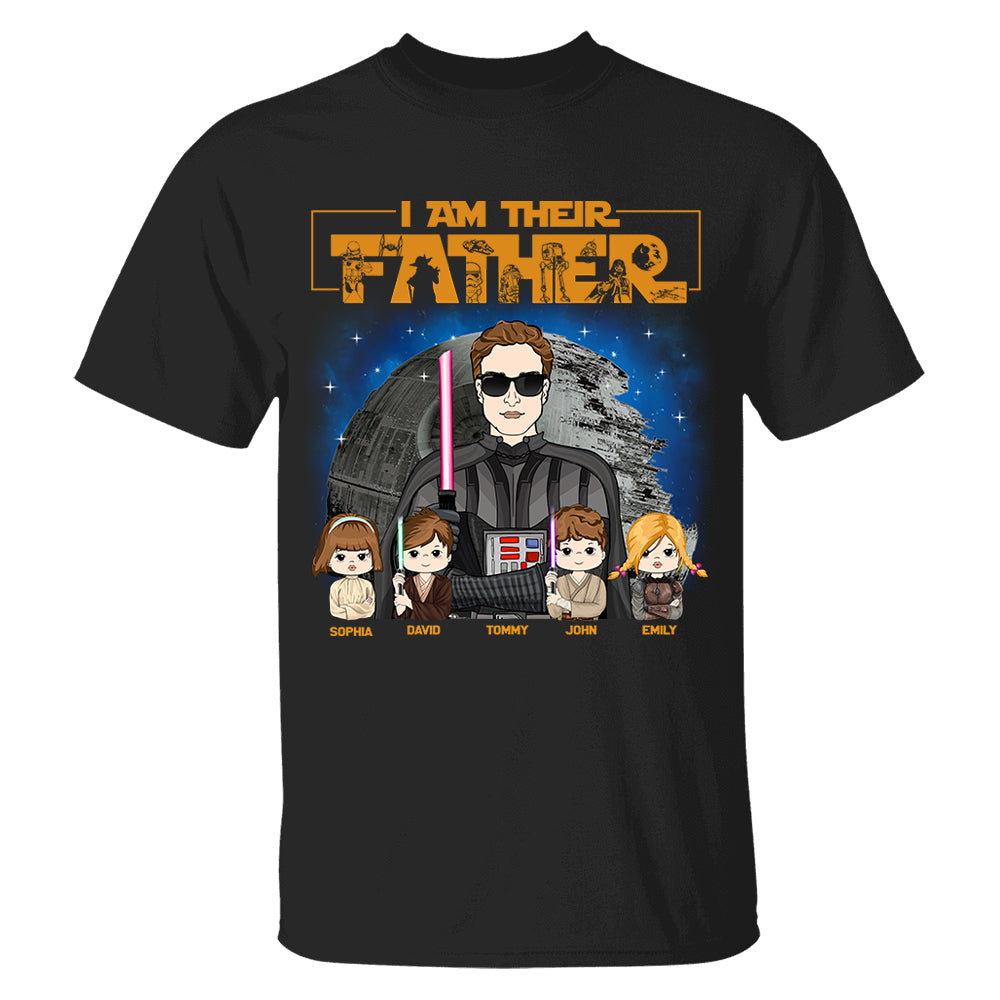 I Am Their Father, Father's Day Gifts 2025, Gift for Dad, Personalized Shirt T1807 Hv01