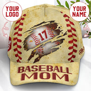 Pesonalized Baseball Cap, Baseball Mom Cap Gift For Baseball Lover A2110 Pt99