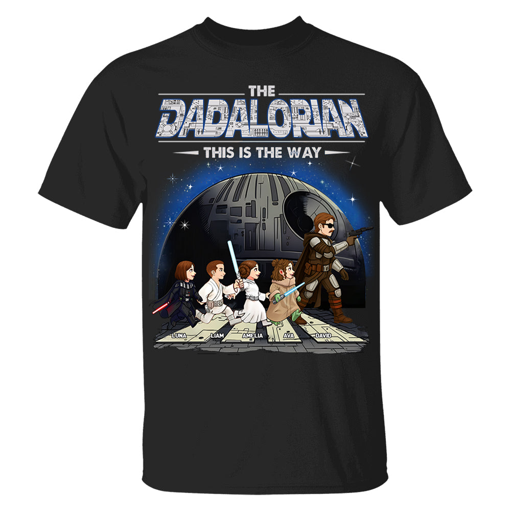 The Dadalorian This Is The Way - Personalized Shirt Gift For Dad Vr2 Hv01