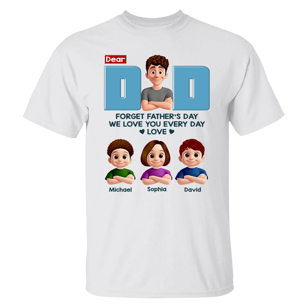 Best Dad Ever - Personalized Shirt For Dad Father Grandpa NA04 PT99