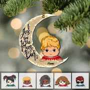 I Love You To The Moon and Back Personalized Ornament TRNA