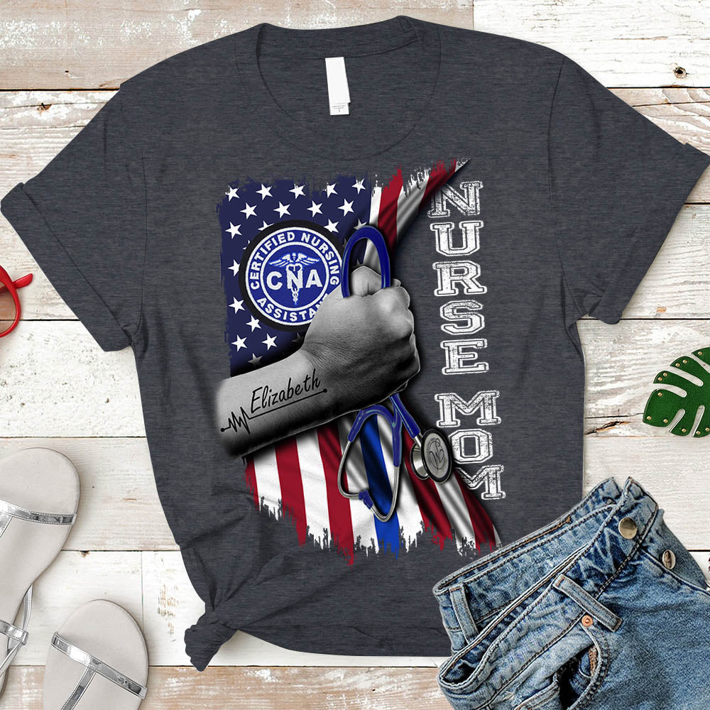 Custom Nurse Flag American Certified Nursing Assistant Gifts For Relatives