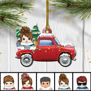 Loads Of Love, Personalized Christmas Shaped Kids Ornament TRHN