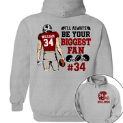 I'll Always Be Your Biggest Fan Personalized Cheer Football Shirt Ph99 Tu20