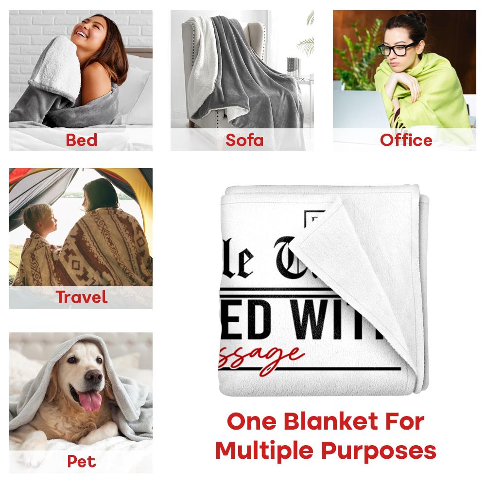 The Cuddle Time Personalized Blanket For Couple Nh00