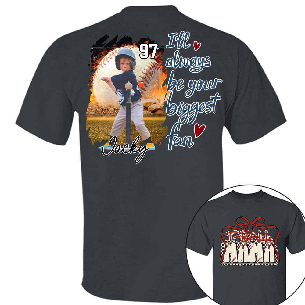T-Ball Mom Shirt, Personalized T-Ball Shirt, Gift For T-Ball Lover A2110 Tu20