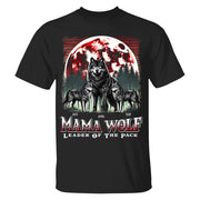 Wolf Mama Leader Of The Pack - Personalized Shirt For Mom Nh00