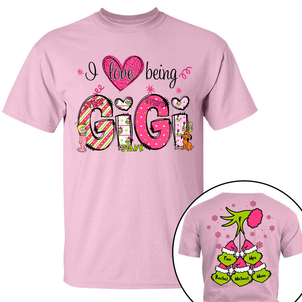 I Love Being Gigi - Custom Sweatshirt For Grandma Nana Mom - Best Family Gifts NA04 Tu20