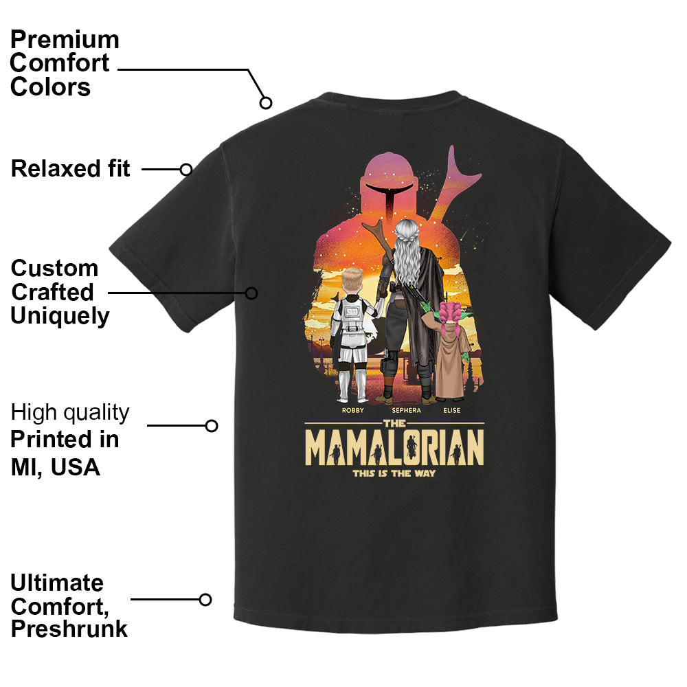 Karma's On Your Scent Like Bounty Hunter, The Mandalorian This Is The Way - Personalized Shirt For Mom Pt99