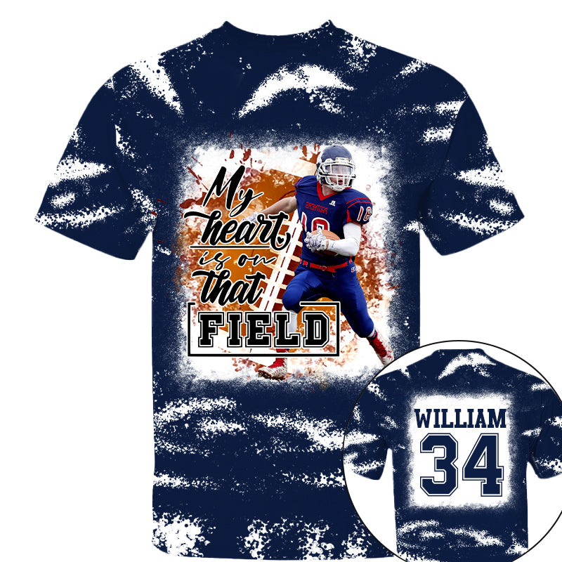 My Heart Is On That Field Personalized Game Day Football Shirt Ph99 Tu20