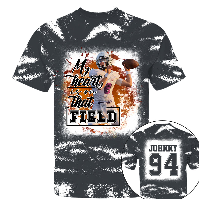 My Heart Is On That Field Personalized Game Day Football Shirt Ph99 Tu20