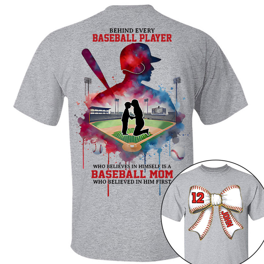 Baseball Mom Shirt, Personalized Baseball Shirt, Gift For Baseball Lover Vr3 A2110 Li29