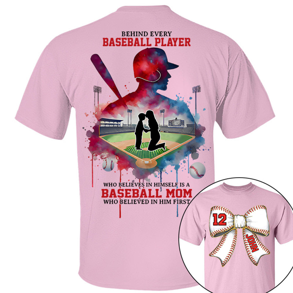 Baseball Mom Shirt, Personalized Baseball Shirt, Gift For Baseball Lover Vr3 A2110 Li29