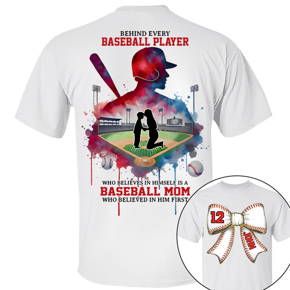 Baseball Mom Shirt, Personalized Baseball Shirt, Gift For Baseball Lover Vr3 A2110 Li29