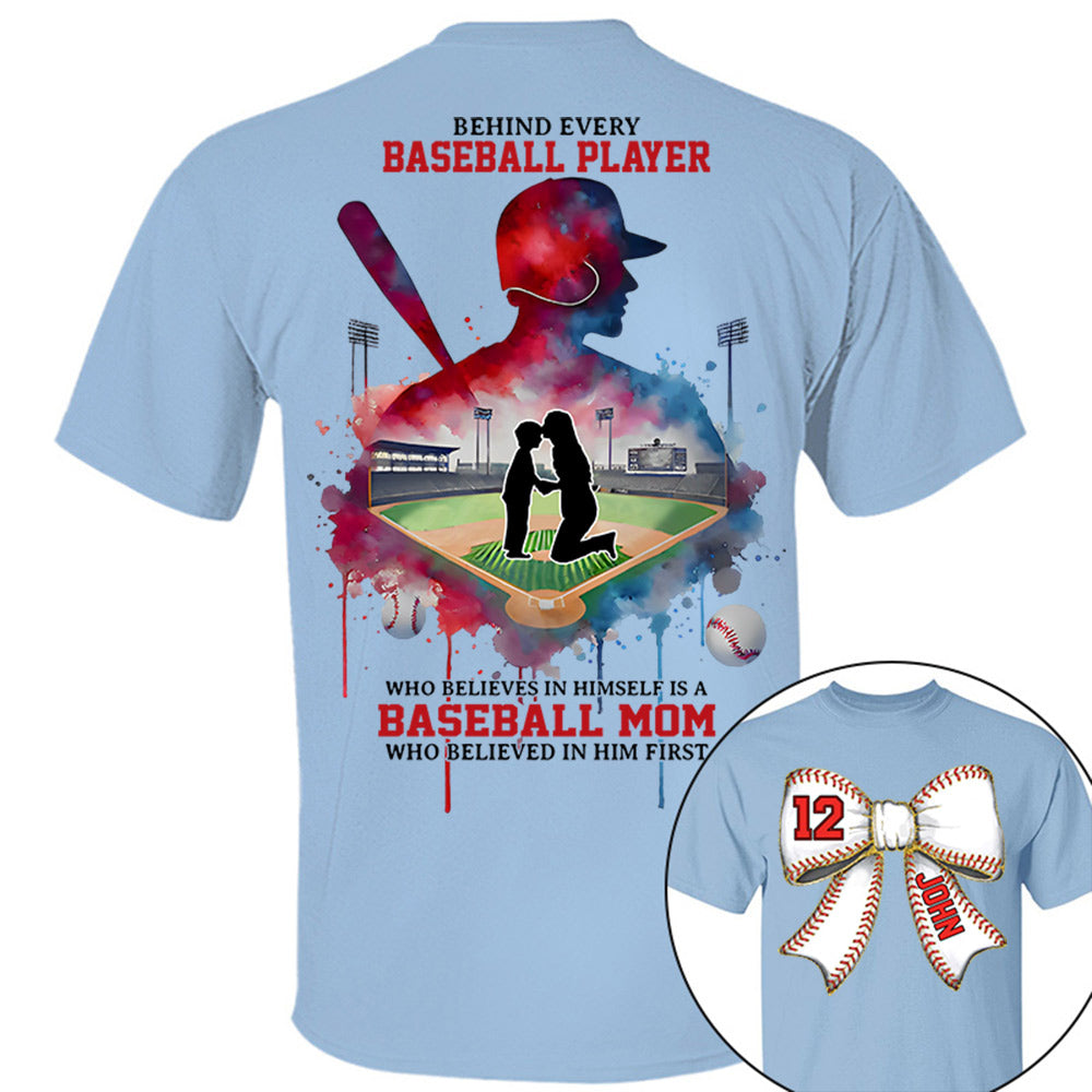Baseball Mom Shirt, Personalized Baseball Shirt, Gift For Baseball Lover Vr3 A2110 Li29
