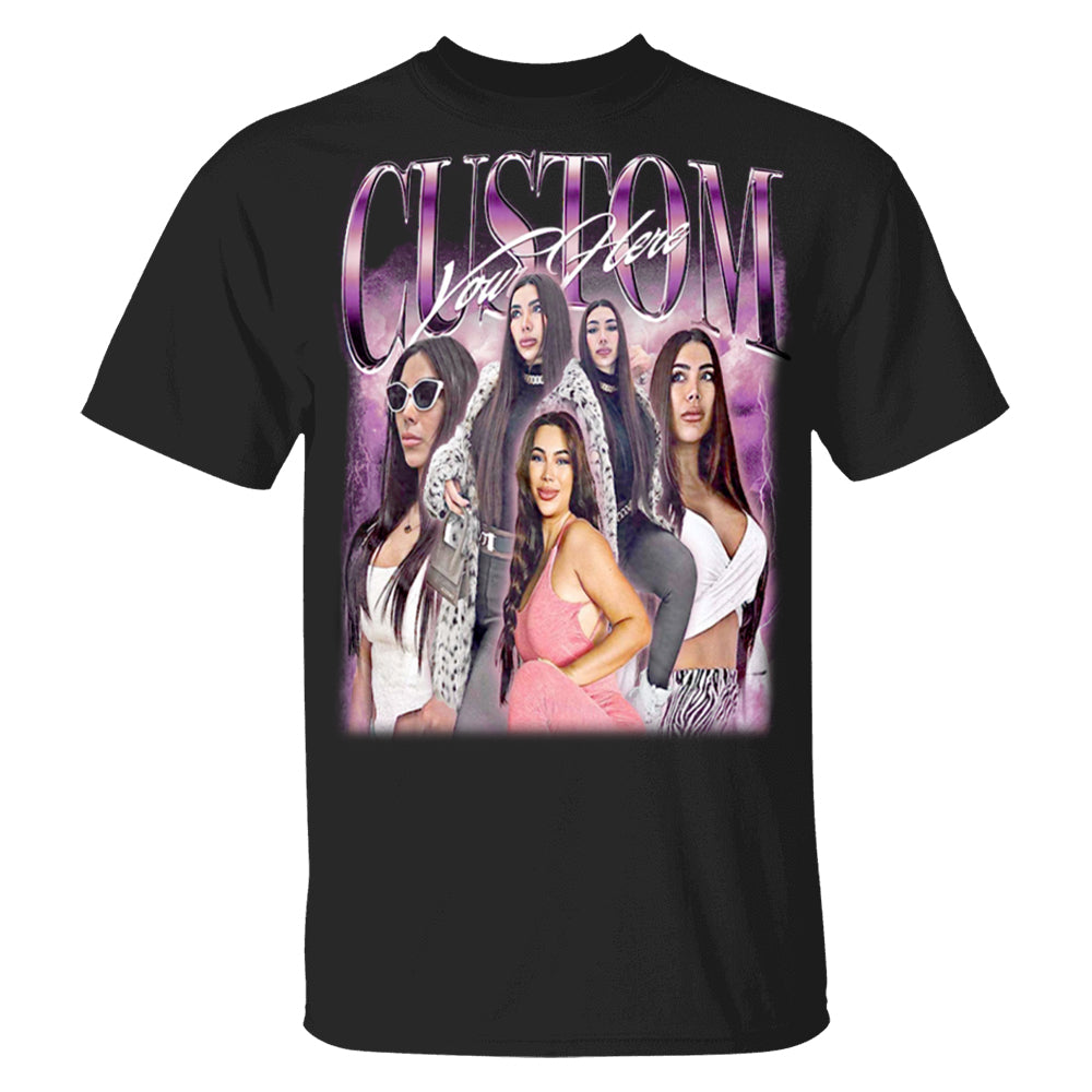 Custom Bootleg Rap Tee Custom Your Girlfriend Boyfriend Vintage Graphic 90s Tshirt