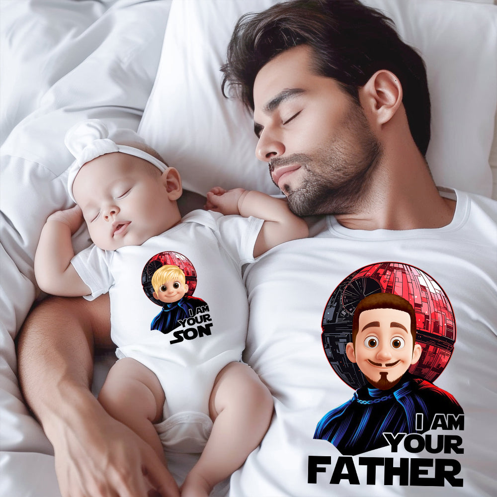 Cosmic Dad And Sidekick Dad & Me Matching Shirts Nh00