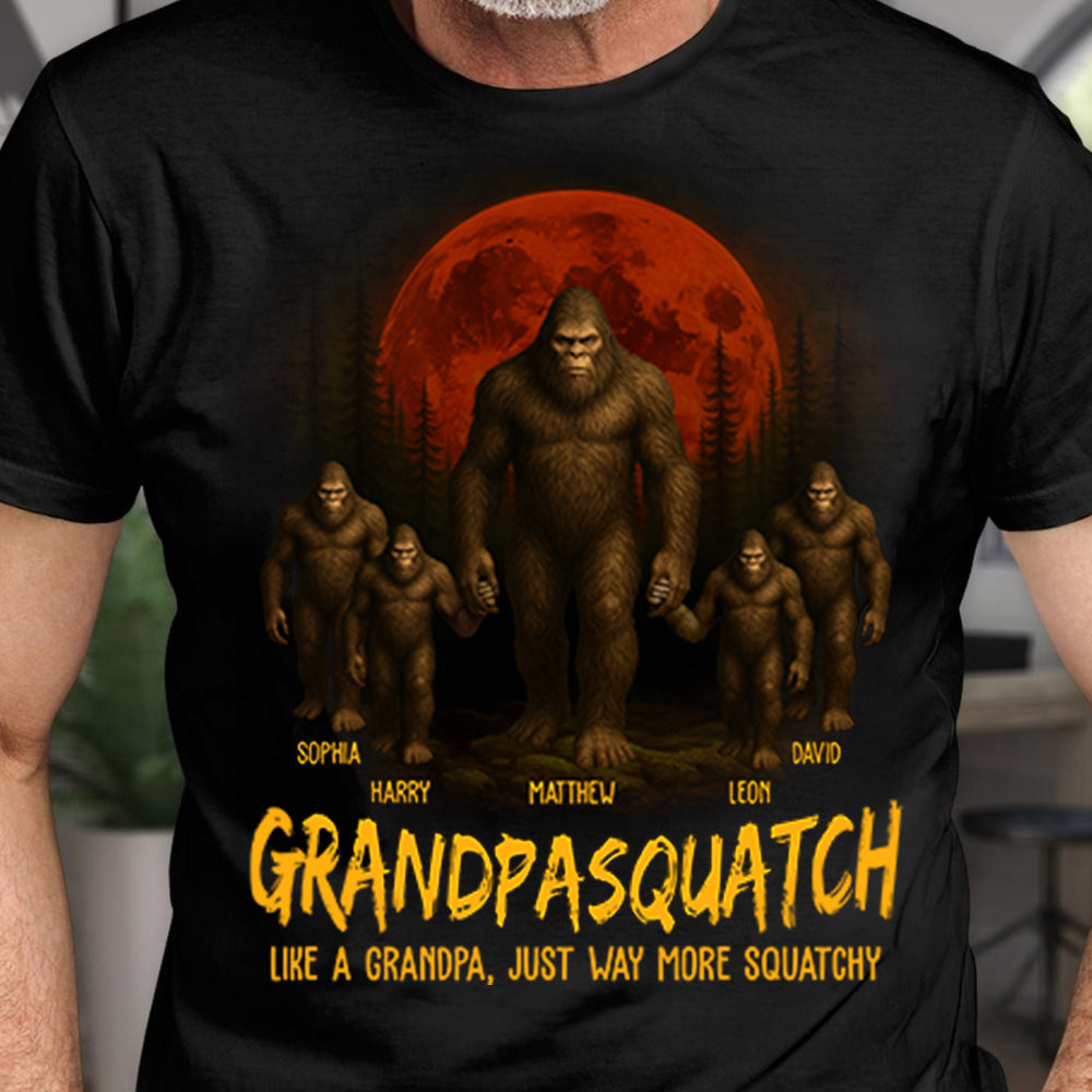 Custom Grandpasquatch Like A Normal Grandpa Shirt N3005 VH01