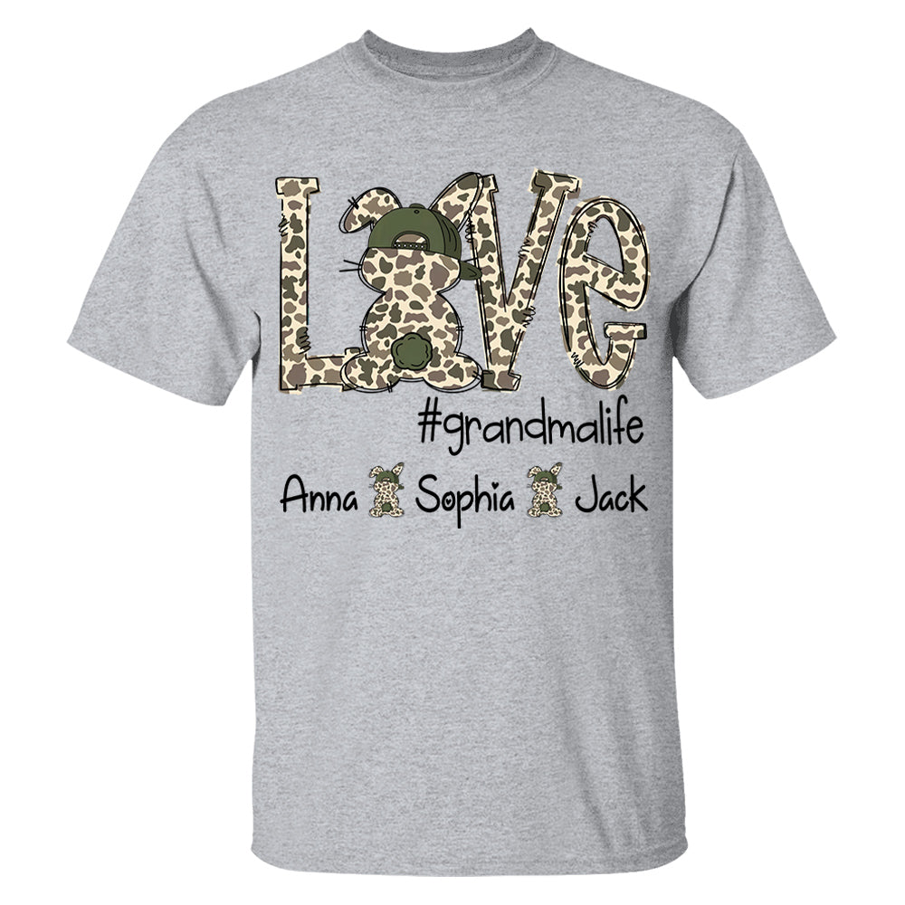 Personalized Love Easter Bunny Grandma, Gift For Easter Day T-Shirt T1807 VH01