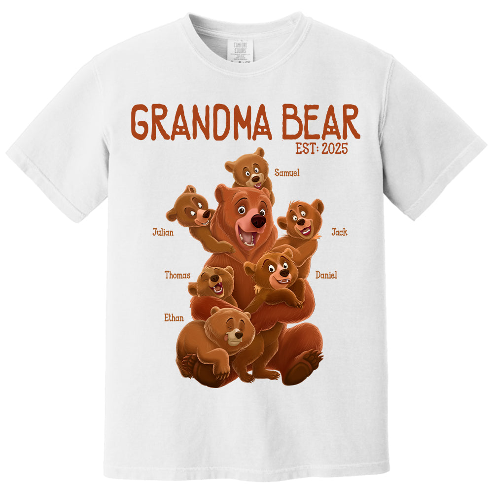 Grandma Bear - Personalized Shirt For Grandma Vr2 Hv01