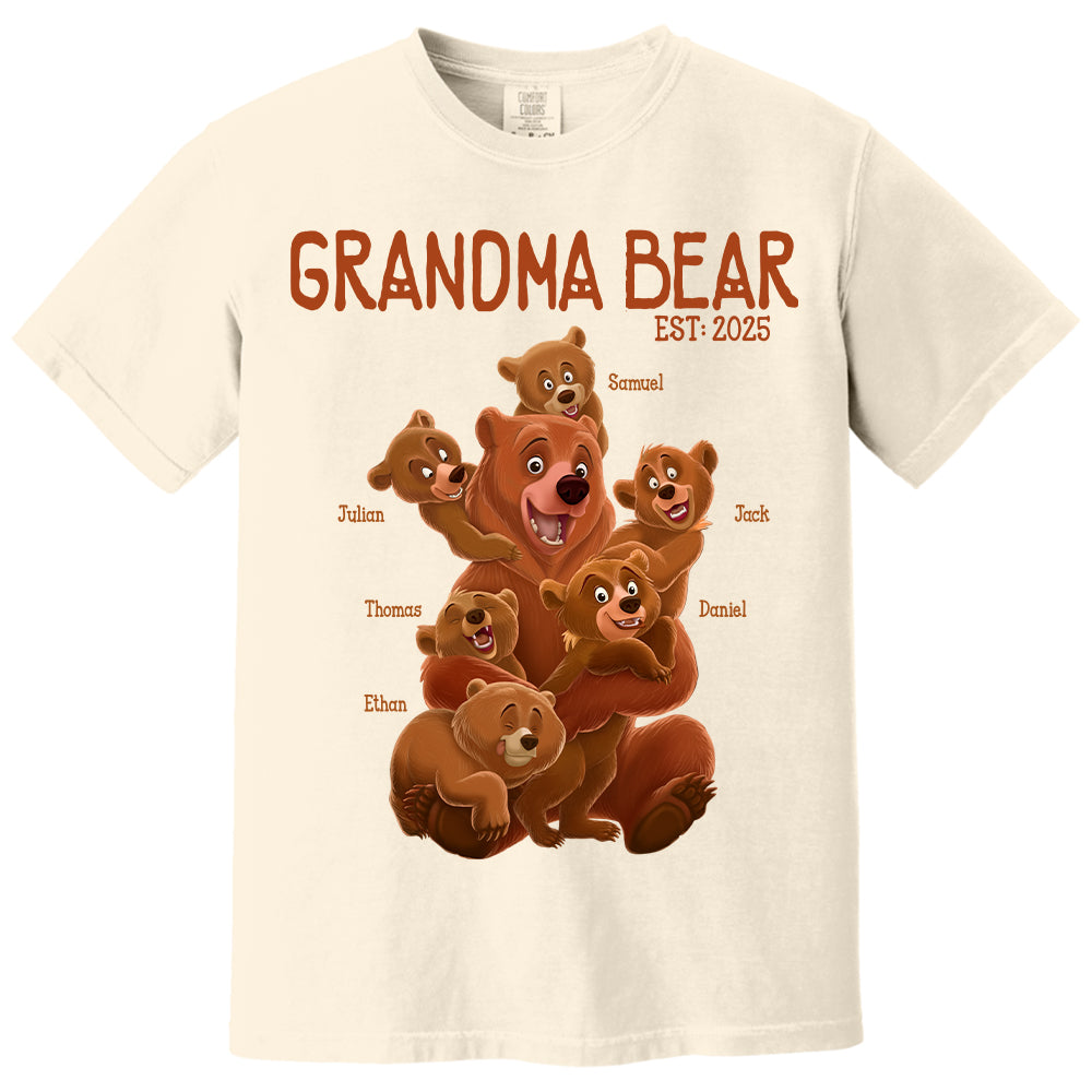Grandma Bear - Personalized Shirt For Grandma Vr2 Hv01