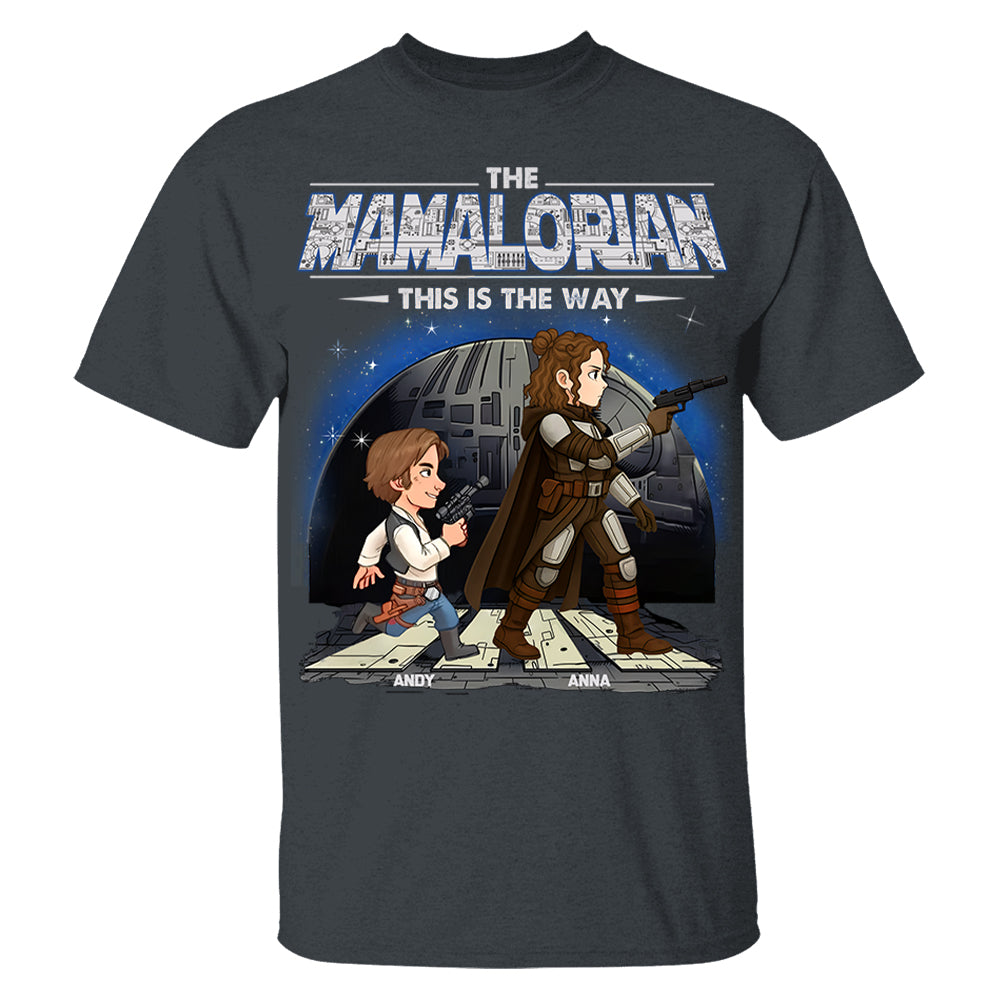 The Momalorian This Is The Way - Personalized Shirt Gift For Mom  Hv01