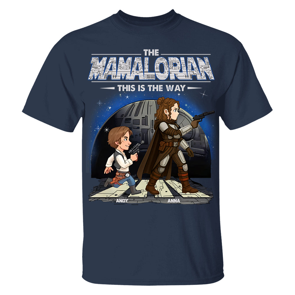 The Momalorian This Is The Way - Personalized Shirt Gift For Mom  Hv01