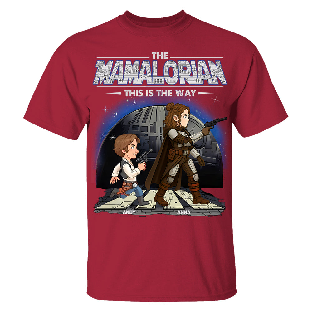 The Momalorian This Is The Way - Personalized Shirt Gift For Mom  Hv01