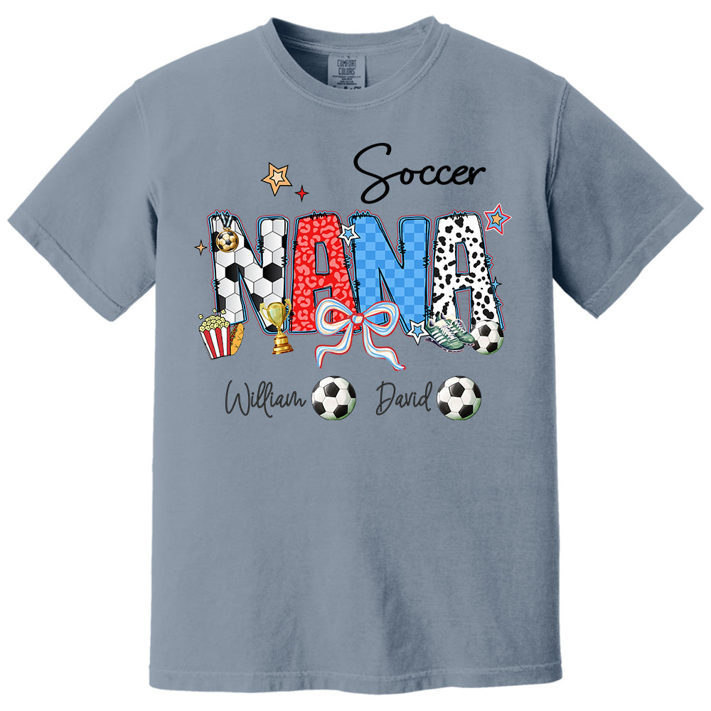 Soccer Mama - Personalized Shirt Gift For Grandma